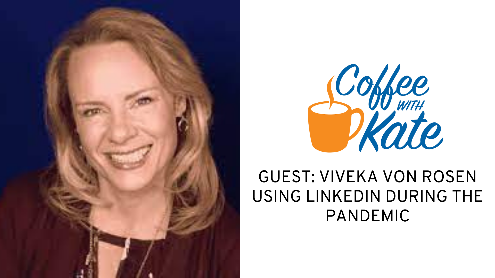 GUEST: Viveka von Rosen, How to Use LinkedIn During COVID-19 Pandemic